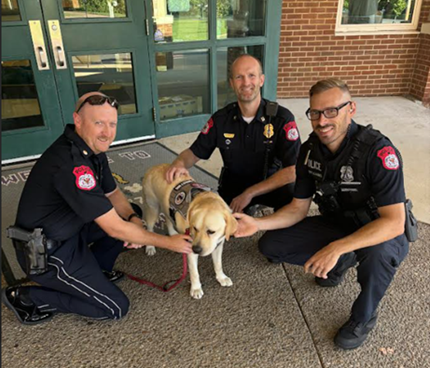 Detective Greg Miller with Hudson